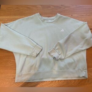 Adidas Mint Green Fleece Sweatshirt
